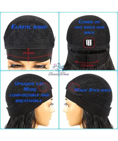 ZYC Long Kinky Curly JBROWN Headband Wig - No Gel Glueless Perfect for Daily Wear Weddings Parties Travel & Holidays | International Shipping Available - Buy Online on GoSupps.com