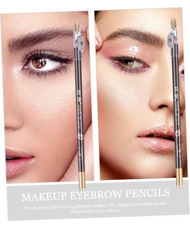 MUSISALY 8pcs Eyebrow Makeup Pencil Wooden Waterproof Eyebrow Pencils Makeup Pencils 1 count (Pack of 1) Coffee - Buy Online on GoSupps.com