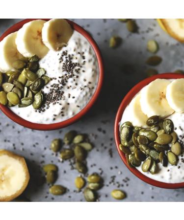 Yupik Dry Roasted Pumpkin Seeds No Shell 1 kg 6 Count Gluten-Free GMO-Free Kosher Shelled Pepitas Unsalted Oil-Free Plant-Based Protein Source of Fiber Healthy Snacks for Baking&Topping - Buy Online on GoSupps.com