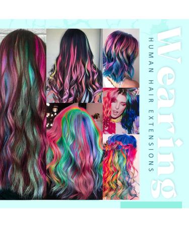Runature Clip In Extensions - 14 Inch Real Hair Colored 35cm 25g Remy Clip-In Colorful Hair Recovery - Shop Now! - Buy Online on GoSupps.com