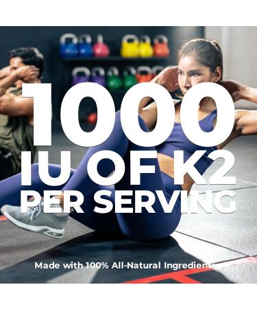 Max Strength Vitamin D3 + K2 1000 IU with MK-7 120mcg - D3 + K2 Vitamin for Heathy Strong Bones Teeth & Immune Support 120 Vegan Capsules 120 count (Pack of 1) - Buy Online on GoSupps.com