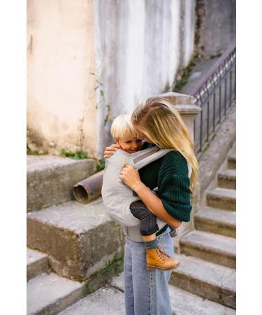 Beco Toddler Baby Carrier - Extra Wide Seat 100% Cotton 2 Wearing Positions Comfort for 9-27 kg Kids (Ecru) - Buy Online on GoSupps.com