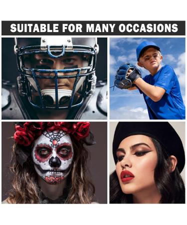 Eye Black Stick for Sports | Professional Face Paint for Baseball Football Softball | Halloween & Cosplay Costume - 04Black - Buy Online on GoSupps.com