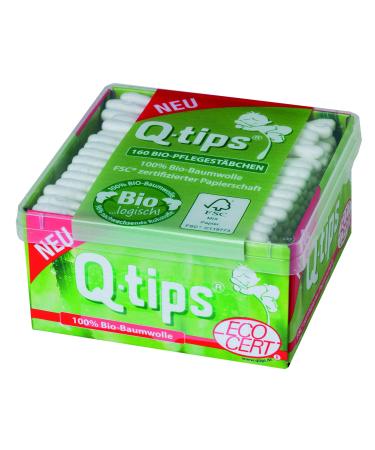 Q-tips organic care sticks cube box pack of 4 (4 x 160 pieces)