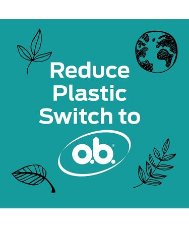 o.b. Super Plus Digital Tampons - 40 Count | Applicator-Free, Super Absorbency - Buy Online on GoSupps.com
