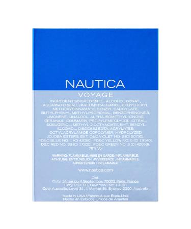 Nautica Voyage Eau de Toilette Spray for Men 3.4 oz - Multicolor (Pack of 1) - Buy Online on GoSupps.com