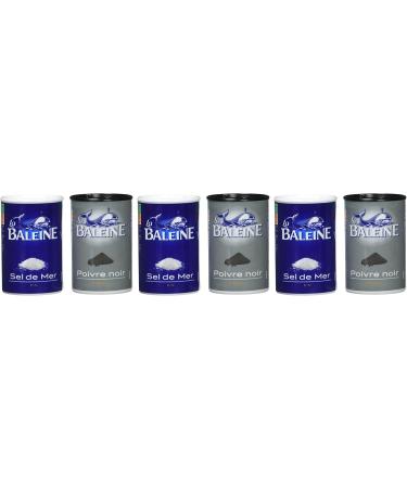 La Baleine Duo Sel/Poivre 68 g - Lot de 3 - Buy Online on GoSupps.com