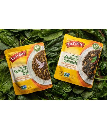 Buy Tasty Bite Spinach Dal - Ready to Eat Microwaveable Entrأ©e (10 oz, Pack of 6) - Buy Online on GoSupps.com