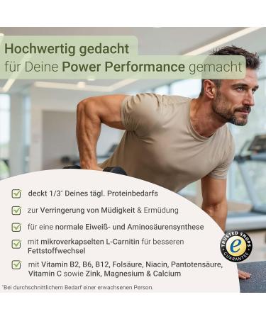  for you Power Protein Powder according to Dr. Strunz 750 g Highly Soluble Multi-Component Protein: Whey Soy Protein Milk and Chicken Egg + Vitamin L-Carnitine Minerals Chemical Score - Buy Online on GoSupps.com