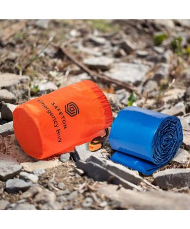 SAFETON Emergency Bivy Sack in Blue - Lightweight & Durable Shelter - Buy Online on GoSupps.com