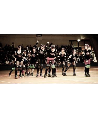 Roller Derby Elbow Pads 3.0 - Hardshell Impact Protection for Skateboarding | Tear-Resistant Nylon, Certified, Secure Fit | Small Black - Buy Online on GoSupps.com