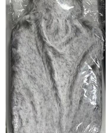BOLEi 2L Hot Water Bottle with Luxury Faux Fur Cover - Leakproof & Large | Ideal for Pain Relief & Warmth | Brown - Buy Online on GoSupps.com