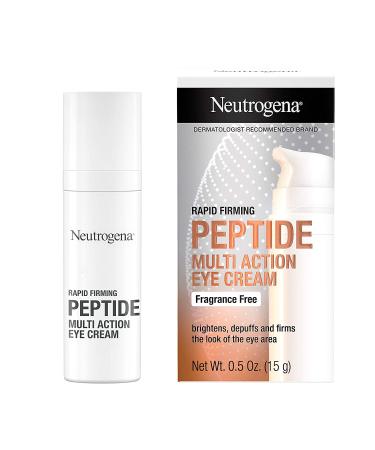 Neutrogena Peptide Multi Action Eye Cream 0.5 oz | Anti-Aging & Hydration - Buy Online on GoSupps.com