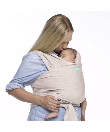 Moby Wrap Evolution Baby Carrier | #1 Baby Wrap for Newborns & Infants | Keeps Baby Safe & Secure | Adjustable for All Body Types | Almond - Buy Online on GoSupps.com