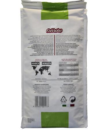 Carraro 1927 Crema Espresso Coffee Beans 1kg - Buy Online on GoSupps.com