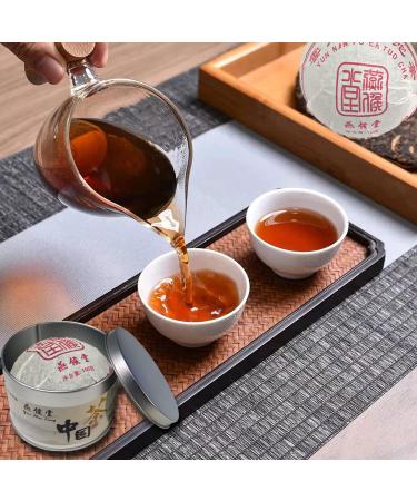 Yan Hou Tang 10-Year-Old Yunnan Puerh Tea | 100g Tuo Cha | Detox & Weight Loss | US FDA SGS Verified | Perfect Chinese Tea Gift - Buy Online on GoSupps.com
