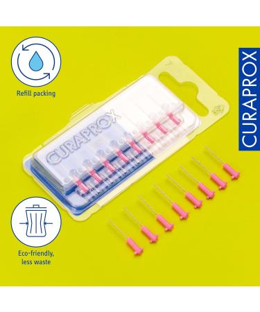 Curaprox Interdental Brush CS 08 Prime - Refill Pack of 8 Pink 0.8mm Diameter - Effective Oral Care Tool for International Shipping - Buy Online on GoSupps.com