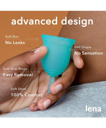Lena Cup Reusable Menstrual Cup | Pink Large | Experienced and Advanced Cup Users | Tampon Pad and Period Disc Alternative | Feminine Care Hygiene Products Large Classic Pink - Buy Online on GoSupps.com