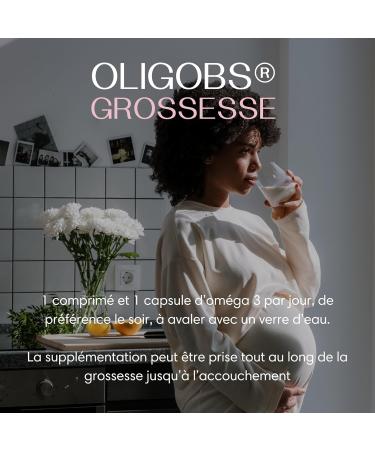 CCD Oligobs Pregnancy 90 Tablets + 90 Capsules Food Supplement for Pregnant Women Made in France by the Laboratoire - Buy Online on GoSupps.com