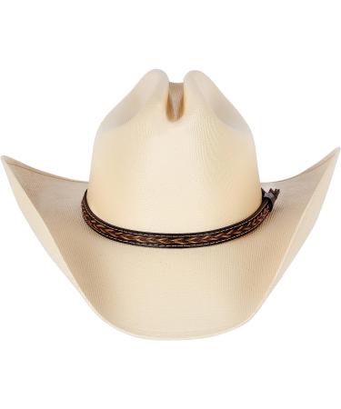 Western Style Pinch Front Straw Cowboy Hat - Canvas Sand (Large-X-Large) - Buy Online on GoSupps.com