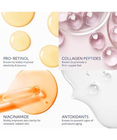 Dove Cream Serum Pro-Retinol + Firming - Boost Elasticity & Firmness with Collagen Peptides Niacinamide & Antioxidants | 8 oz - International Shipping Available - Buy Online on GoSupps.com