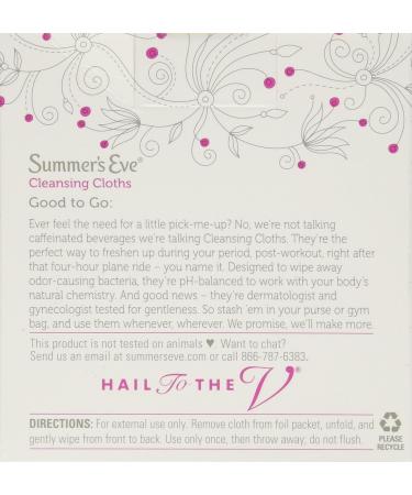 Summer's Eve Cleansing Cloth - Simply Sensitive 16 Count (Pack of 3) - Gentle Feminine Wipes - Buy Online on GoSupps.com