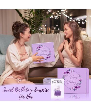 Purple Birthday Gifts for Women | Unique Birthday Gift Set & Basket for Her - Perfect Ideas for Mom Sister Wife & Best Friend - Buy Online on GoSupps.com