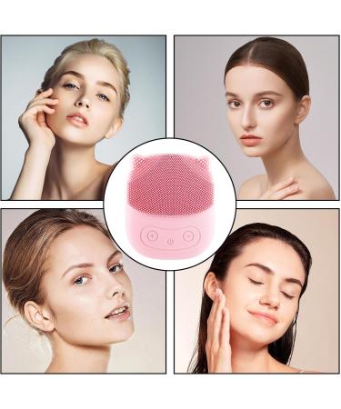 Facial Scrubber Penguin Shape Vibrating Face Scrub Brush | Rechargeable Face Wash Brush Waterproof Face Exfoliator for Deep Cleaning Skin Pink - Buy Online on GoSupps.com