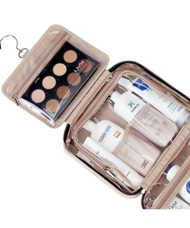 NISHEL Large Women's Travel Toiletry Bag - Pink Organizer for Makeup, Accessories & Toiletries - Buy Online on GoSupps.com