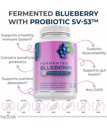 Teaveli Spirulina Chlorella and Blueberry Capsules - Buy Online on GoSupps.com