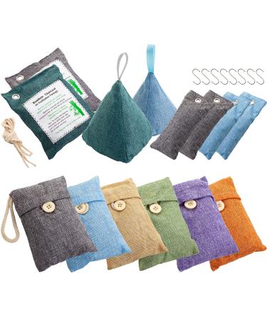 Charcoal Bags Odor Absorber (10x100g+4x200g) Activated Bamboo Charcoal Air Purifying Bags Charcoal Odor Eliminating Bags for Home & Car Shoes, Closet, Pet -14 PACK 10 Pack x 100g + 4 Pack x 200g - Buy Online on GoSupps.com