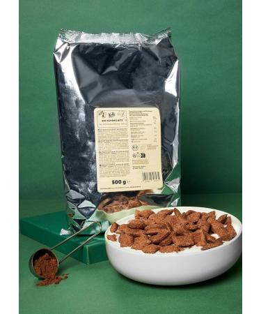  KoRo KoRo - Organic Double Chocolate Filled Cereal with 500g of Cocoa - Vegan Crunchy Cereal - Source of Fiber - As a breakfast topping or snack - Buy Online on GoSupps.com