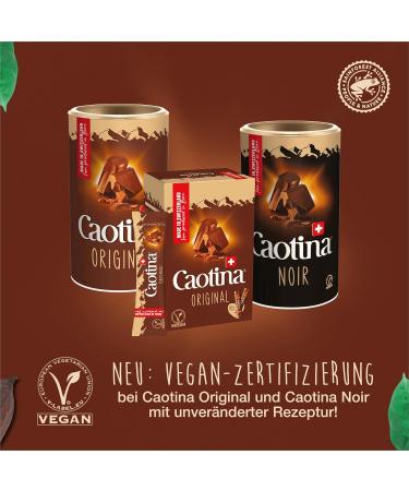 Caotina Original Drinking Chocolate - Premium Swiss Cocoa Powder for Hot Chocolate (200g) - Sustainable & Certified Cacao - Buy Online on GoSupps.com