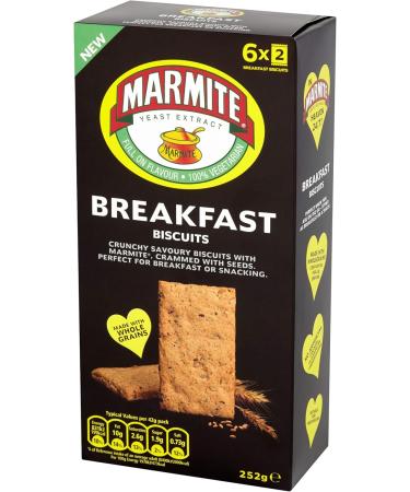  Marmite Marmite 6 x 252g Breakfast Cookies - Buy Online on GoSupps.com