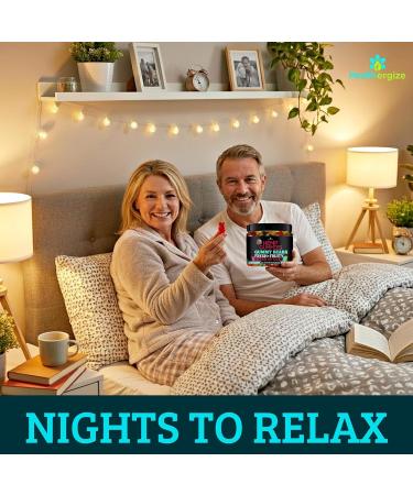 Hemp Gummies for Sleep-Calm Relaxing Night Support-90 Gummy Bear Edibles-Made in USA - Buy Online on GoSupps.com