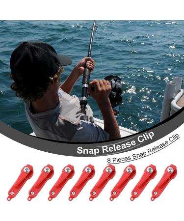 Pack of 8 Heavy Tension Snapper Weight Release Clip Downrigger Outrigger Release Clip Long Line Snaps for Planer Board Offshore Fishing - Buy Online on GoSupps.com