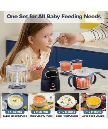 Veroline 13-in-1 Baby Food Maker Set with 2 Glass Bowls - Baby Food Processor Blender for Purees and Baby Food Storage Containers - Buy Online on GoSupps.com