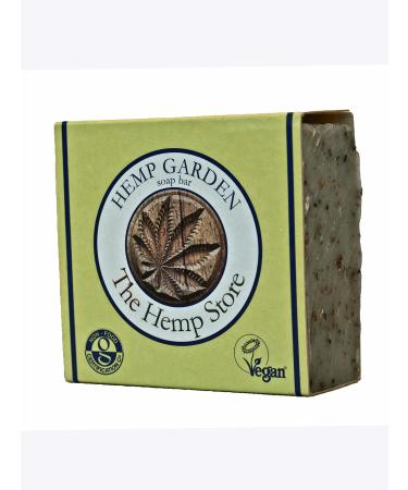 Organic Hemp Soap Bar - Hemp Garden (Rosemary Tea Tree Oat Scrub) - 100g