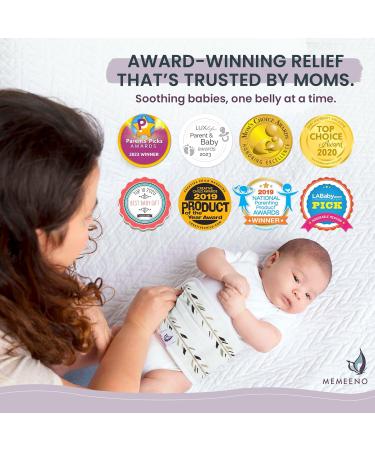 Baby Belly Band for Gas & Colic Relief - Self Heating Tummy Wrap for Newborns | Colic Belt & Gas Wrap - Soft Feathers Design - Buy Online on GoSupps.com