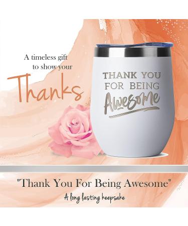 Thank You Gift Set for Women - Spa Appreciation Basket with Tumbler - 5 Piece White Set for Employees, Friends, Boss - You Are Awesome and You Got This - Buy Online on GoSupps.com