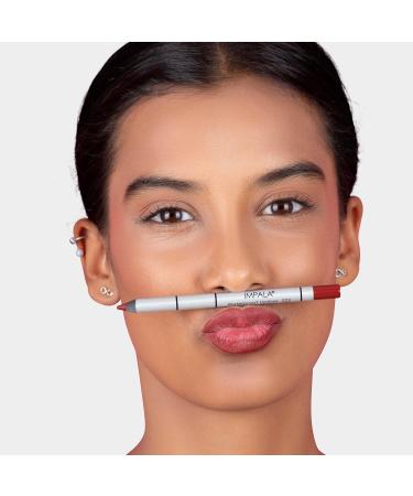 IMPALA | Creamy Waterproof Lip Pencil Dark Grape Color 225 | Permanent Lip Liner | Waterproof Lip Pencil | Long-lasting Lip Liner | Volumizing Effect 225 Black Grape - Buy Online on GoSupps.com