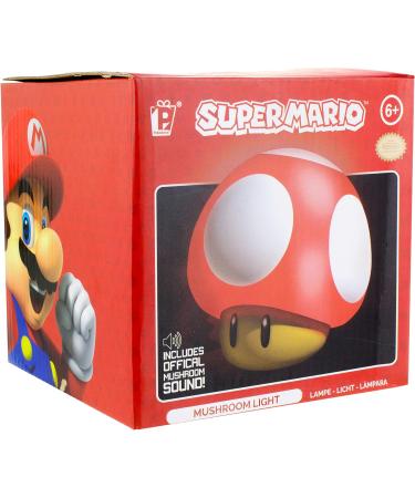Paladone Super Mario Bros Toad Mushroom Light with Sound - Collectible Multi-Colour Figure - Buy Online on GoSupps.com