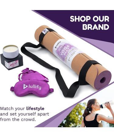 Lullify Silk Sleeping Mask and Travel Kit with Headband and Scrunchie for Healthy Natural Sleep Anywhere - Buy Online on GoSupps.com