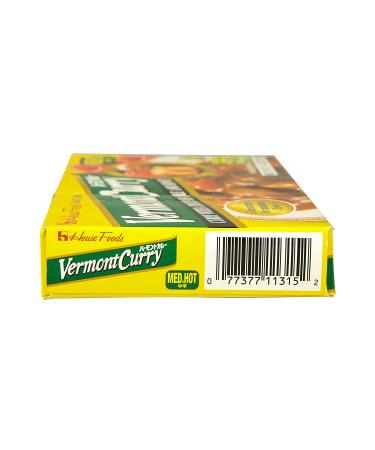 Vermont Curry Medium Hot 8.11 Oz (230g) - Authentic Japanese Curry Mix - Buy Online on GoSupps.com