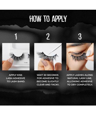 KISS Lash Couture Rebel Collection - Downtown Girl False Eyelashes | 14mm Reusable & Contact Lens Friendly - Buy Online on GoSupps.com