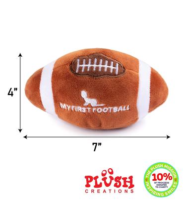 Plush Baby Football Rattle | Educational Toy for Babies & Toddlers | Perfect Gift for Boys & Girls 0-36 Months - Buy Online on GoSupps.com