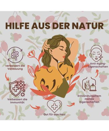 100% Organic Bio-Rosehip Powder - Gluten-Free Vitamin C & Omega Fatty Acids | Joint Bone & Immune Support | 1 kg Pack for Golden Milk & Rosehip Tea - Buy Online on GoSupps.com