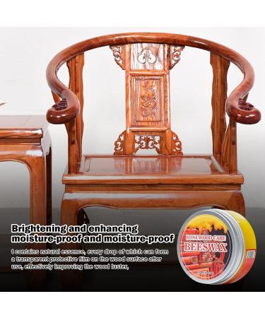 Furniture Wax For Wood - 80g Easy Application Wood Polish Easy To Apply Odorless Wood Wax Enhances The Natural Beauty Of Oak Pine Beech Seals & Protects For Perfect Finish - Buy Online on GoSupps.com