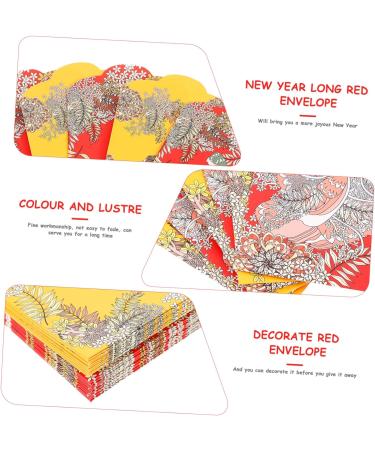 TEHAUX 20pcs Red Envelope Bag Year of Tiger Red Envelopes Japanese Money Envelopes Wedding Money Envolopes Japanese Hongbao Red Purse Wedding Money Bags Cute Cash Bag White Cardboard - Buy Online on GoSupps.com