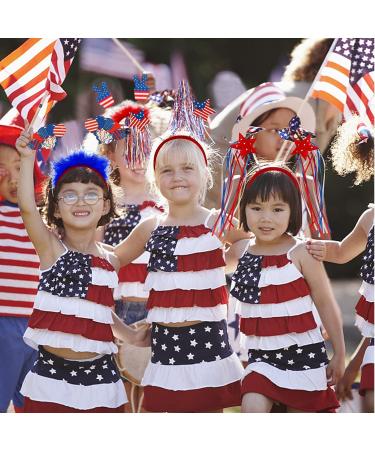 Patriotic Head Bopper Headband Set - 12 PCS 4th of July & Memorial Day Accessories - Buy Online on GoSupps.com